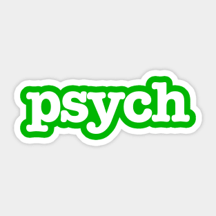 Psych Sticker